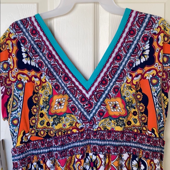 BNWT KIARA PAISLEY PRINTED knee length dress #M - Picture 2 of 5